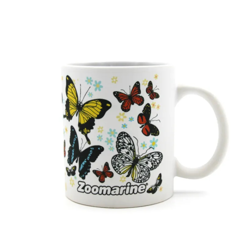 Butterfly Garden | Canecas*Zoomarine Caneca de cerâmica borboletas